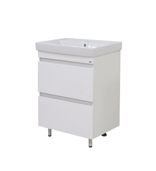 Тумба с раковиной Misty Енисей 50 2 ящика