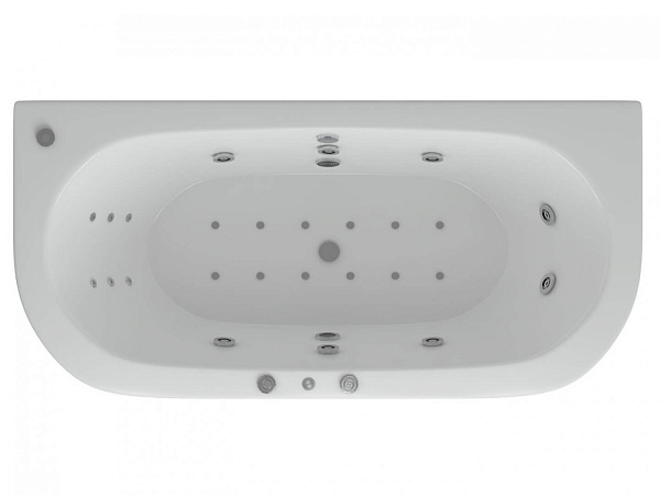 Акриловая ванна AQUATEK Морфей 190х90, вклеенный каркас