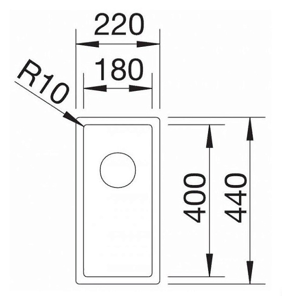 Кухонная мойка Blanco Claron 180-U