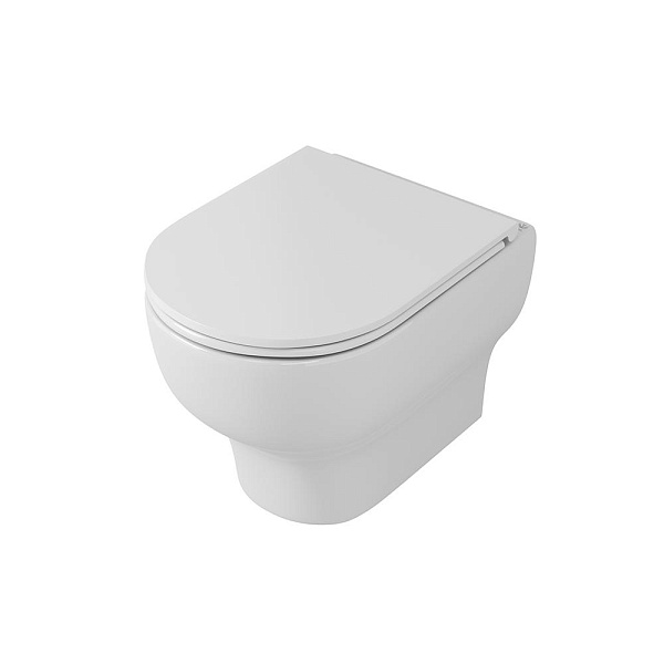 Унитаз подвесной безободковый OWL Tid Cirkel-H с сиденьем DP микролифт