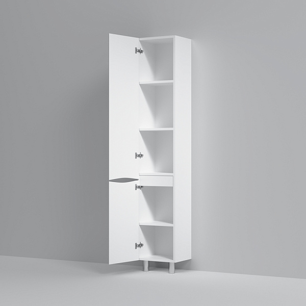 Шкаф-пенал напольный AM.PM Like M80CSL0356WG 35 см L белый глянец