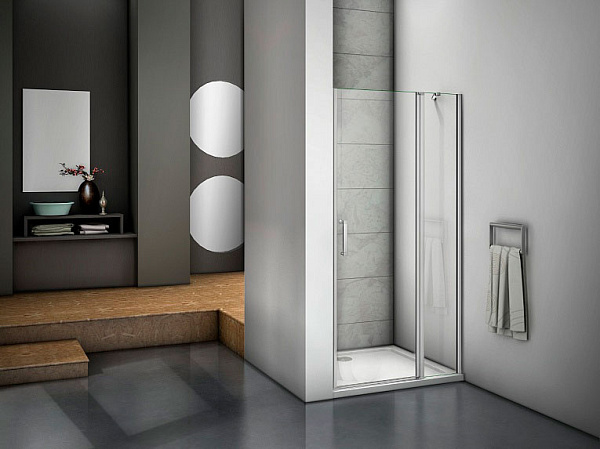 Душевая дверь в нишу Good Door Mokka WTW-110-C-WE