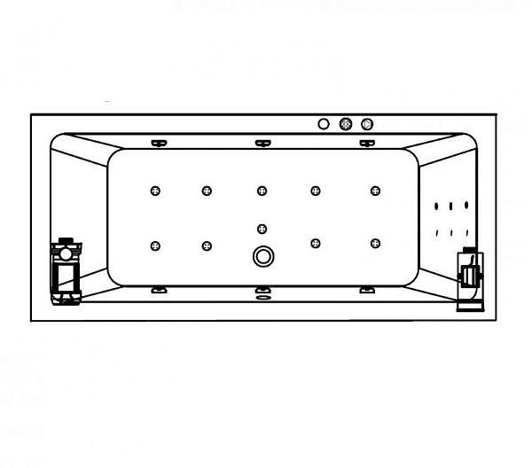 Акриловая ванна Kolpa-San Elektra Magic 170х80