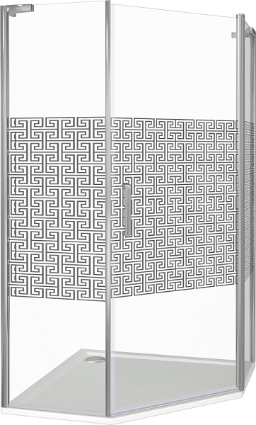 Душевая перегородка Good Door Fantasy WTW-100-F-CH