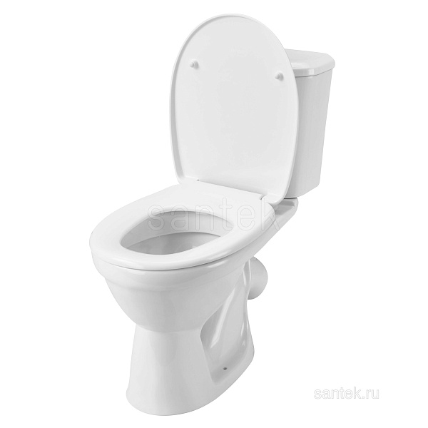 Унитаз компакт напольный Santek Бореаль с диагональным выпуском, антивсплеск 1.WH30.2.143