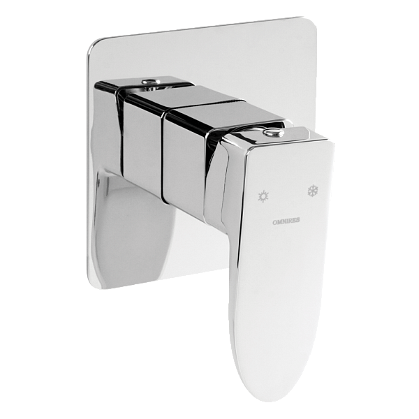 Смеситель для раковины скрытого монтажа Omnires Siena SN7345CR хром