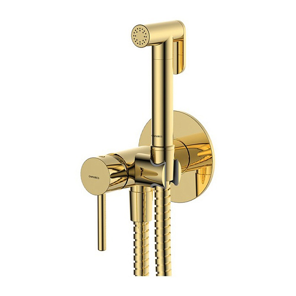 Гигиенический душ со смесителем Omnires SYSYBI2GL золото