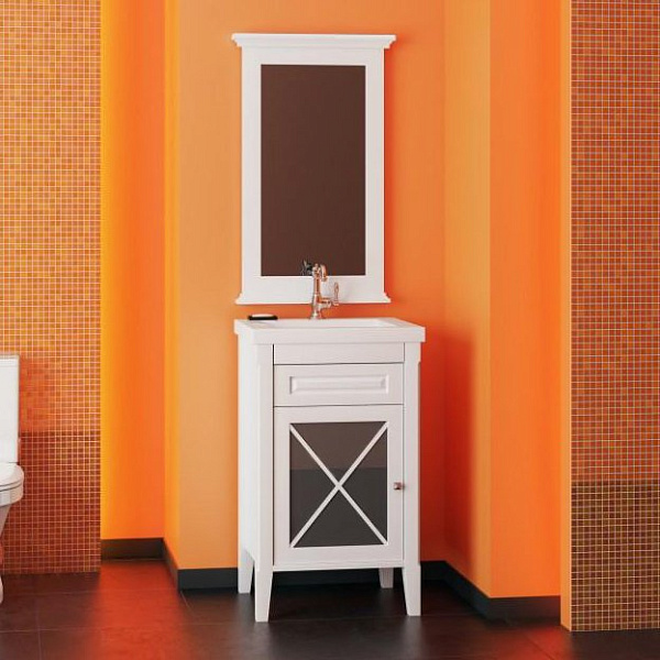 Зеркало Opadiris "Палермо" 50 белое матовое