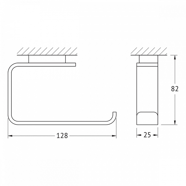 Держатель туалетной бумаги Artwelle Regen 8316