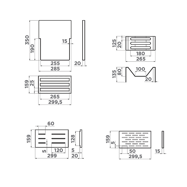 Встраиваемая сушка для посуды Omoikiri Dry-01