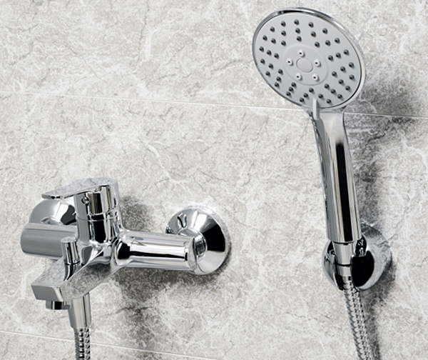 Смеситель для ванны с душем WasserKraft Rhin 4401