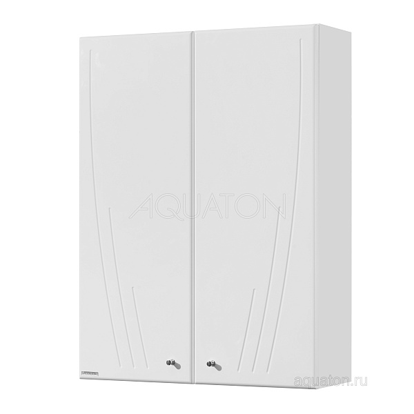 Настенный шкаф двустворчатый Aquaton "Минима" L белый