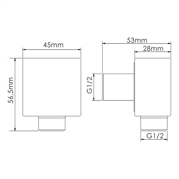 Подключение для шланга WasserKraft A124
