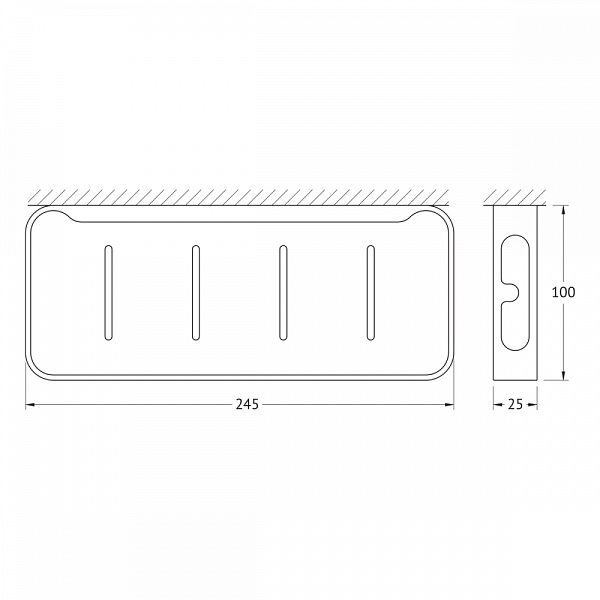 Мыльница-решетка Artwelle Regen 8324