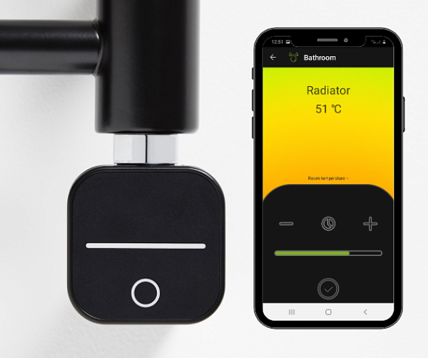 Полотенцесушитель электрический PRIOFORM Грация-33 60х60 хром справа тэн MEG