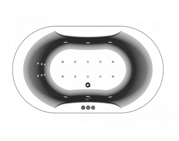 Акриловая ванна Kolpa-San Gloriana Magic 190х110