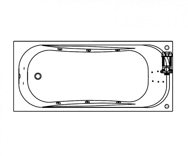 Акриловая ванна Kolpa-San String Optima 150х70