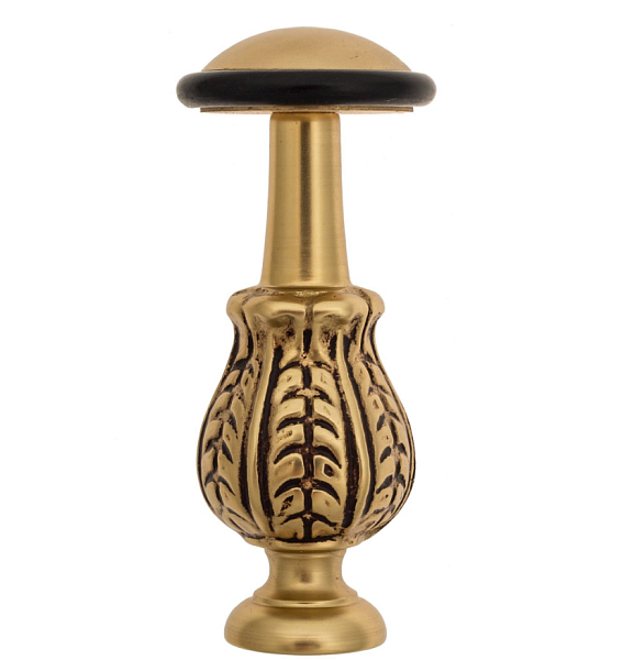 Упор дверной напольный/настенный Venezia ST7 французское золото + коричневый