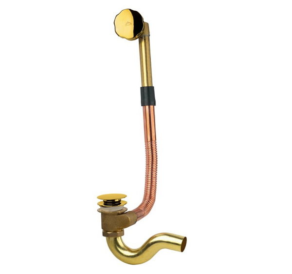 Слив-перелив для ванны Timo 8004 gold