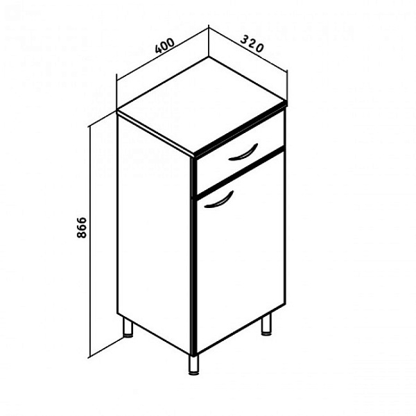 Полупенал Runo 40 R
