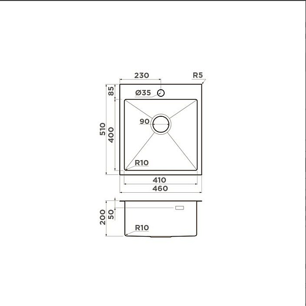 Кухонная мойка Omoikiri Akisame 46-LG 4973081