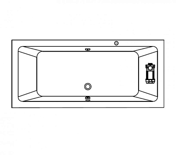 Акриловая ванна Kolpa-san Rapido Oxigen 200х90