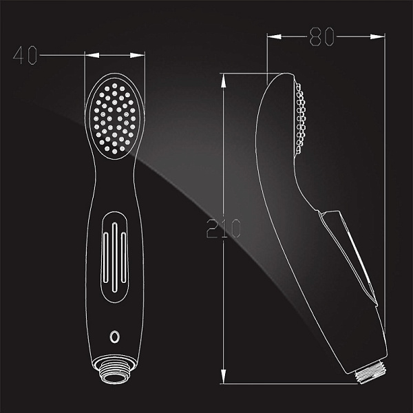 Гигиеническая лейка Elghansa Shower Spray BR-05-Bronze