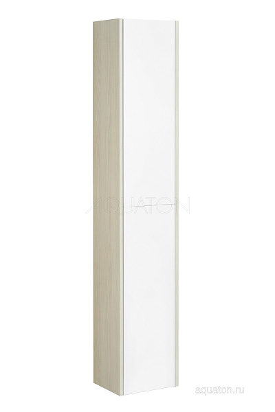 Шкаф-пенал подвесной Aquaton "Йорк" ясень фабрик