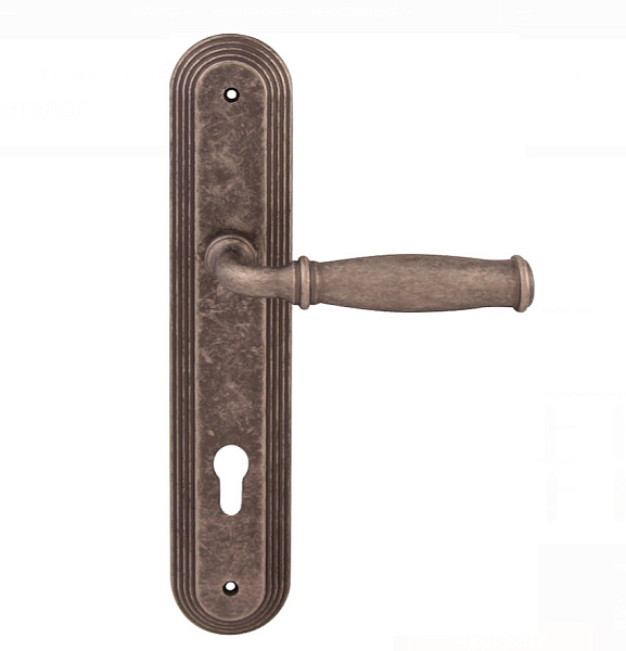 Дверная ручка на планке Melodia Isabel 266 Cyl Demetra 