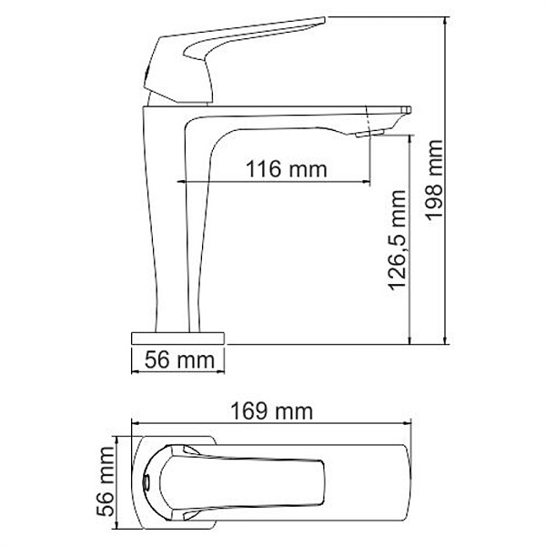 Смеситель для раковины WasserKraft Neime 1903