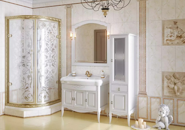 Зеркало Opadiris "Лоренцо 100" белый