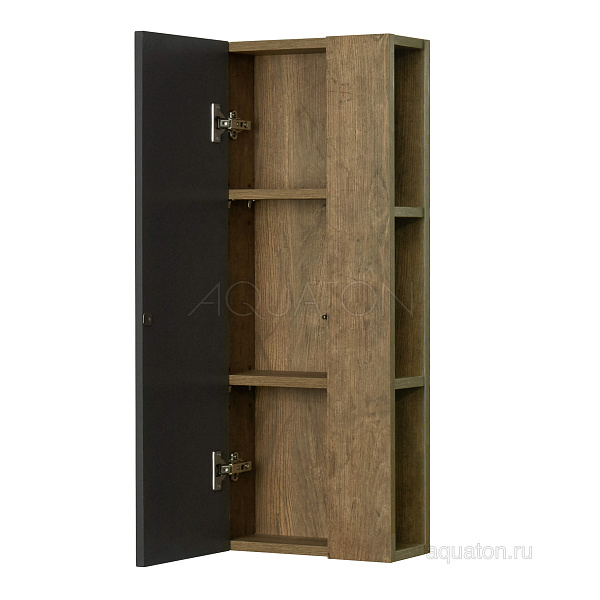 Настенный шкаф Aquaton "Терра 35" дуб кантри/антрацит