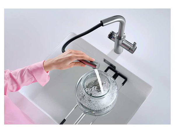 Смеситель для кухни Blanco Evol-S Volume (рычаг управления справа)