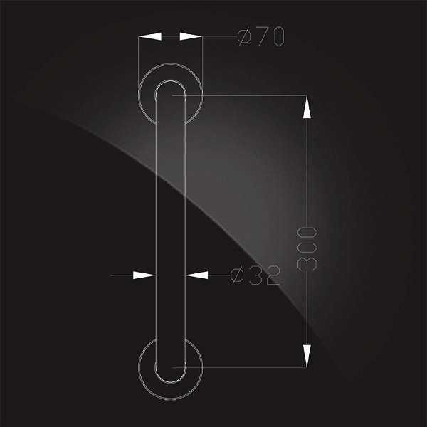 Поручень Elghansa Shower Rail SB-230