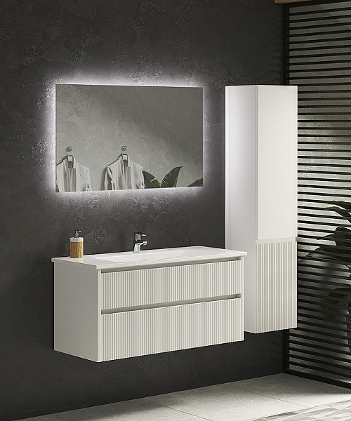 Тумба с раковиной подвесная Sanvit Рольф-2 90 см